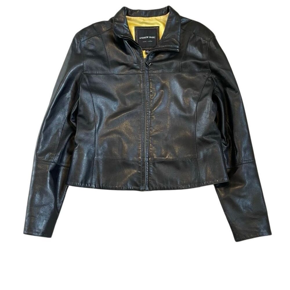 Andrew Marc Leather Jacket sz L